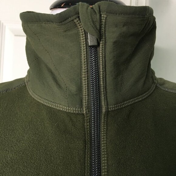 Athleta Women's Army Green Full Zip Vest Size Small with Pockets - Picture 3 of 11